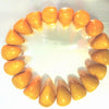 Chunky Mustard Yellow Amber Bracelet