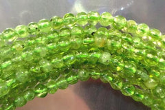 110 Natural 4mm Peridot Beads