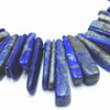 Amazing Long Fancy Icicle Drop Royal Blue Sodalite Beads - Heavy