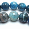Vivid Ocean Blue Apatite Beads - 6mm