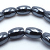 Shiny Small Hematite Barrel Bead String