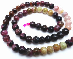 Beautiful 5mm Natural Tourmaline Bead String
