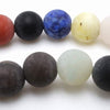 Passionate Matte 6mm Mixed Natural Semi Precious Stone Beads