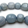 Seductive Natural Aquamarine Blue Small Nugget Beads