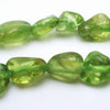 Vivid Green Peridot Free Form Small Nugget Beads