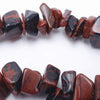 Earthy Mahogany Obsidian Chip Beads