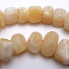 Beautiful Matte Butter Scotch Yellow Calcite Nugget Beads