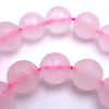 Gorgeous Faceted Natural Rose Quartz Bead String- 6mm, 8mm or 10mm
