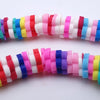 Beautiful Mixed Summer Colour Fimo Clay Flower Beads