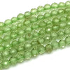 215 Faceted Natural 2mm or 3mm Peridot Beads