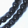 Beautiful Devil Black Catseye 8mm Bead String