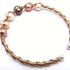 Stunning Champaign Pearl Gold Bracelet