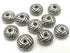 20 Large Weave Tibetan Silver Rondelle Bead Spacers - 10mm x 4mm