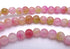 Ravishing Apple Pink 4mm Chinese Jade Beads