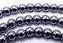 100 Sleek Lightweight Grey 4mm Terahertz Beads