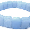 Elegant Aquamarine Jade Rectangle Bracelet