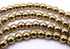 100 Eye-Catching Goldenrod-Gold Hematite 4mm Beads