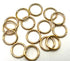 50 Real 18K Gold Plated 6mm Jump Rings