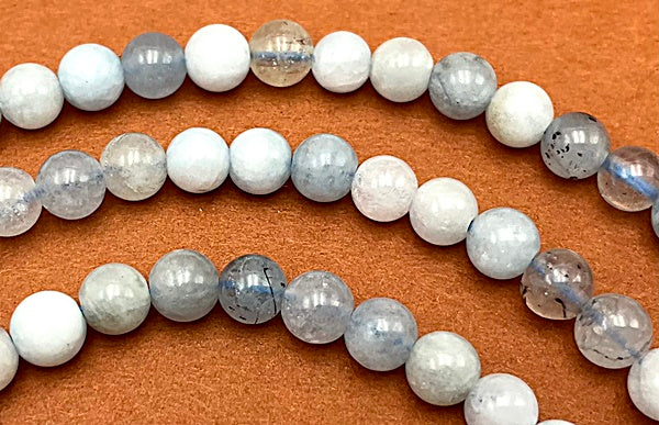 90 Irresistible Artic-Blue Aquamarine 4mm Beads