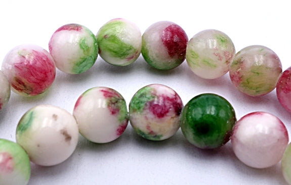 Seductive Multi Colour 6mm Jade Beads