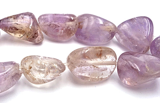 Light Lavender Ametrine Nugget Beads