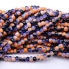123 x 3mm Earthy Bumblebee Rondelle Glass Beads