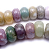 89 Enchanting Indian Agate Rondelle Beads - 8mm x 5mm