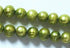 Lush Olive-Green Pearl String - 9mm