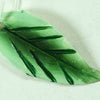 Green Leaf Mother-of-Pearl Beads - Unusual!