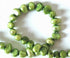 Pea Green Chinese 6mm Biwa Pearl String