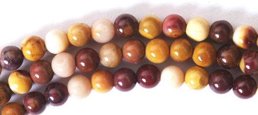 Shiny Australian Desert Mookaite Beads - 4mm, 6mm, 8mm or 10mm
