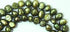 Golden Green 6mm Biwa Pearl String