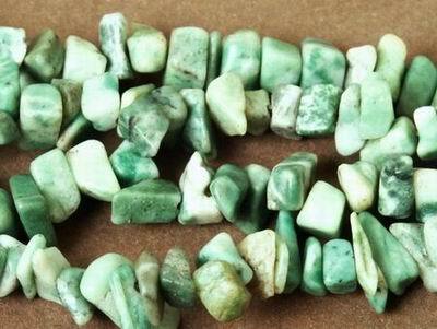 Russian Amazonite Chips Beads - 32-inch String
