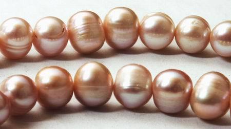 Champagne Pearls String-6mm, 8mm or 12mm