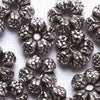 100 Silver Petal Bead Spacers