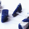 18 Large Blue Fancy Drop Sodalite Beads