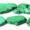 Beautiful Green Large Gaspeite Slab Beads #2
