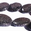 Large Volcanic Lava Button  Beads - Unusual !