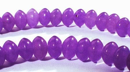 Lavish Lavender Jade 8mm Rondelle Beads