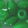 8 x 14mm Large Green Chinese Jade Barrel Beads