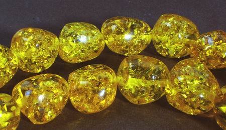 Chunky Amber Nugget Beads