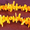 Golden Sun-Yellow Coral Chip String