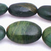 Polished Canadian Jade 14mm Oval Beads