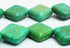 Large Turquoise Diamond-Shape Square Beads