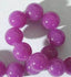 Wicked Purple Chinese Jade 12mm Beads