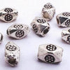 50 Dotted Octagon Bead Spacers