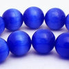 Royal Sapphire Blue Catseye Beads