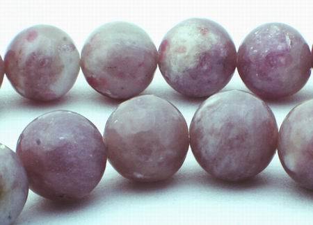 Beautiful Natural Purple Lepidolite  Beads - 6mm or 8mm
