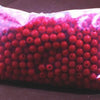1,750 x 8mm Red Plastic Beads
