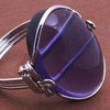 Seductive Purple Glass Ladies Ring